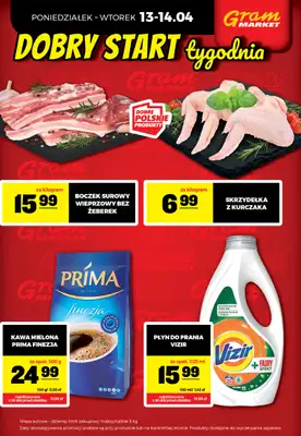 Gram Market - gazetka promocyjna Cały tydzień niskie ceny od piątku 10.04 do środy 15.04 - strona 4