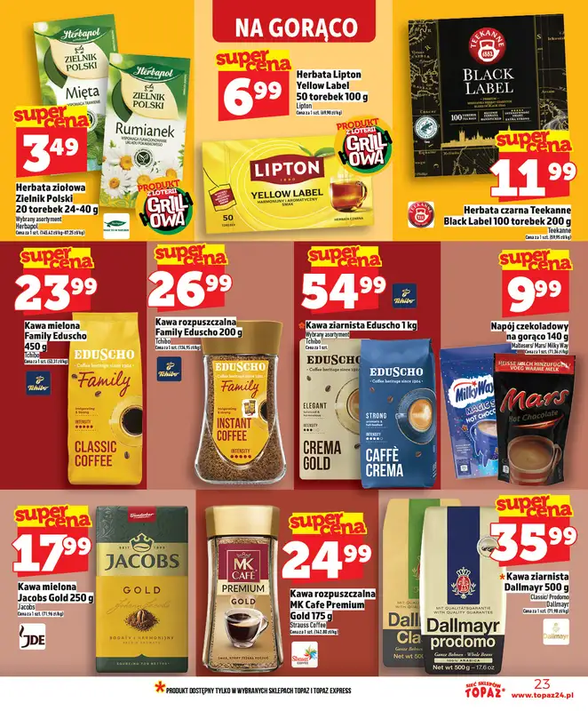 TOPAZ - gazetka promocyjna Nowa gazetka od czwartku, 16.04. od czwartku 16.04 do środy 22.04 - strona 23