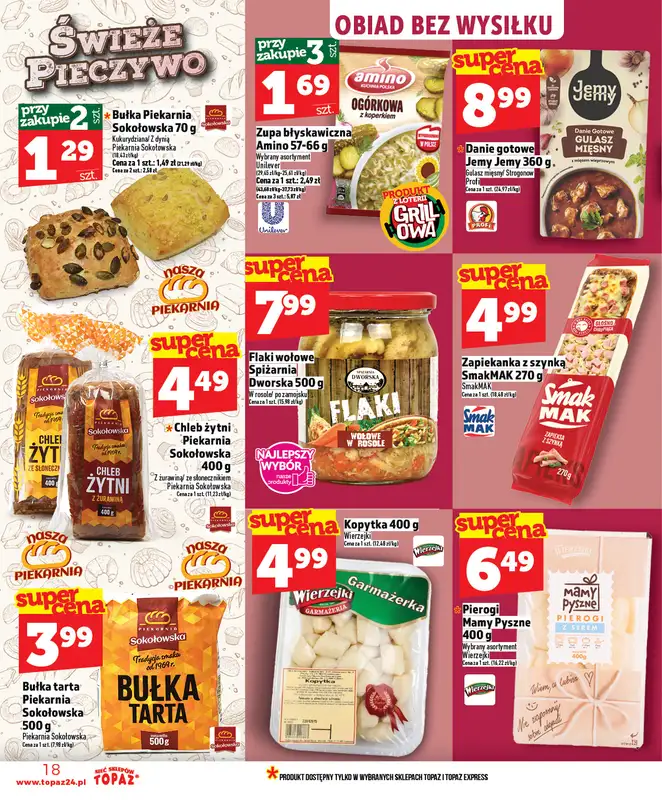 TOPAZ - gazetka promocyjna Nowa gazetka od czwartku, 16.04. od czwartku 16.04 do środy 22.04 - strona 18