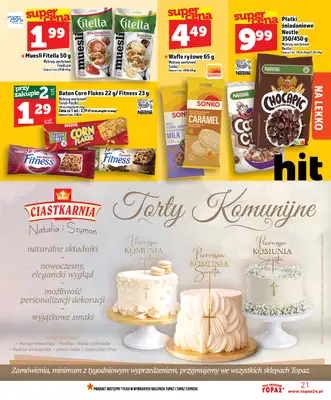 TOPAZ - gazetka promocyjna Nowa gazetka od czwartku, 16.04. od czwartku 16.04 do środy 22.04 - strona 21