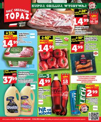 TOPAZ - gazetka promocyjna Nowa gazetka od czwartku, 16.04. od czwartku 16.04 do środy 22.04