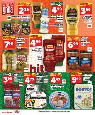 TOPAZ - gazetka promocyjna Nowa gazetka od czwartku, 16.04. od czwartku 16.04 do środy 22.04 - strona 4