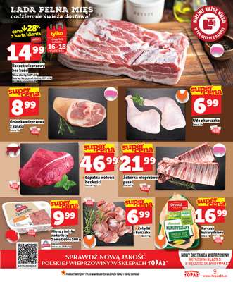 TOPAZ - gazetka promocyjna Nowa gazetka od czwartku, 16.04. od czwartku 16.04 do środy 22.04 - strona 9