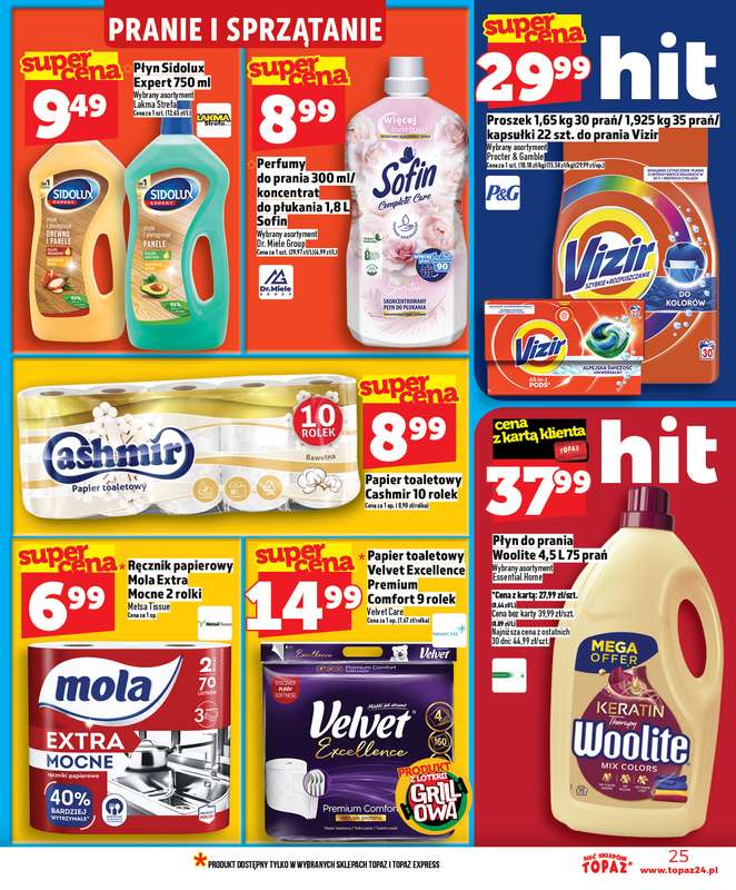 TOPAZ - gazetka promocyjna Nowa gazetka od czwartku, 16.04. od czwartku 16.04 do środy 22.04 - strona 25