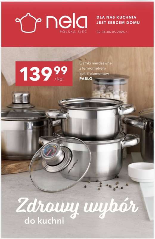 Nela - gazetka promocyjna Gazetka od czwartku 09.04 do środy 06.05