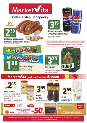 Marketvita - gazetka promocyjna Gazetka  do soboty 18.04
