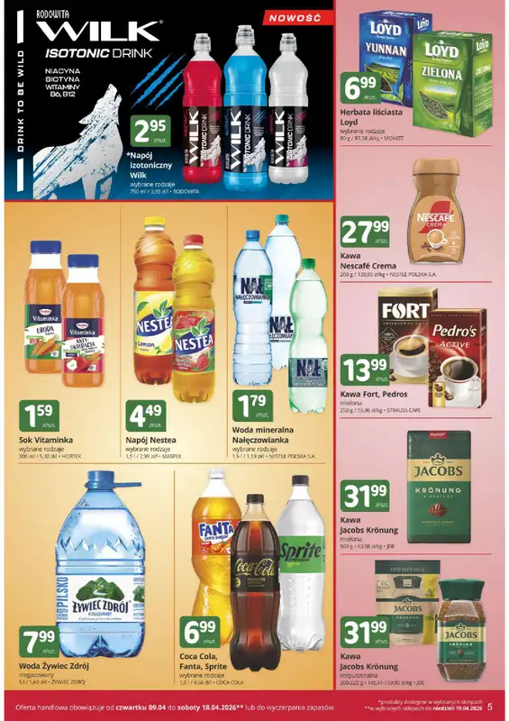 Marketvita - gazetka promocyjna Gazetka  do soboty 18.04 - strona 5