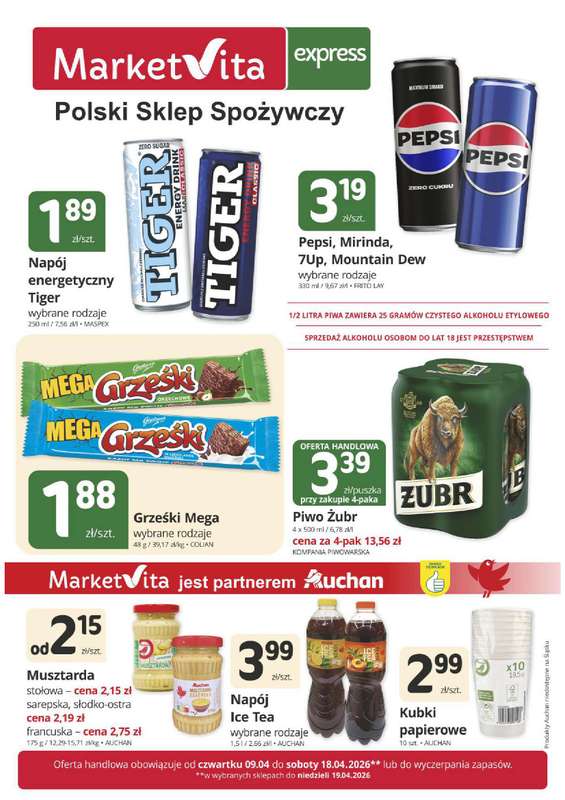 Marketvita - gazetka promocyjna Gazetka Express  do soboty 18.04
