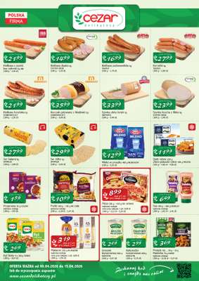 CEZAR Delikatesy - gazetka promocyjna Gazetka od czwartku 09.04 do środy 15.04