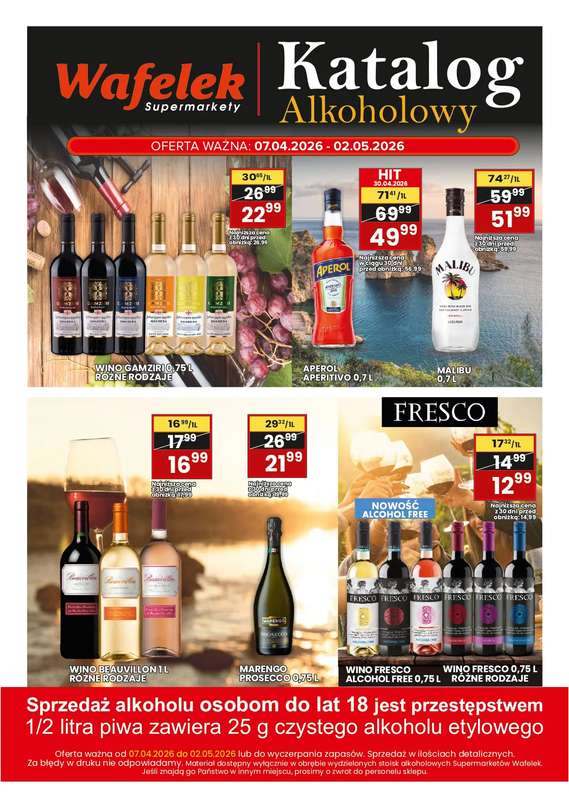 Wafelek - gazetka promocyjna Katalog alkoholowy od czwartku 09.04 do soboty 02.05 - strona 4