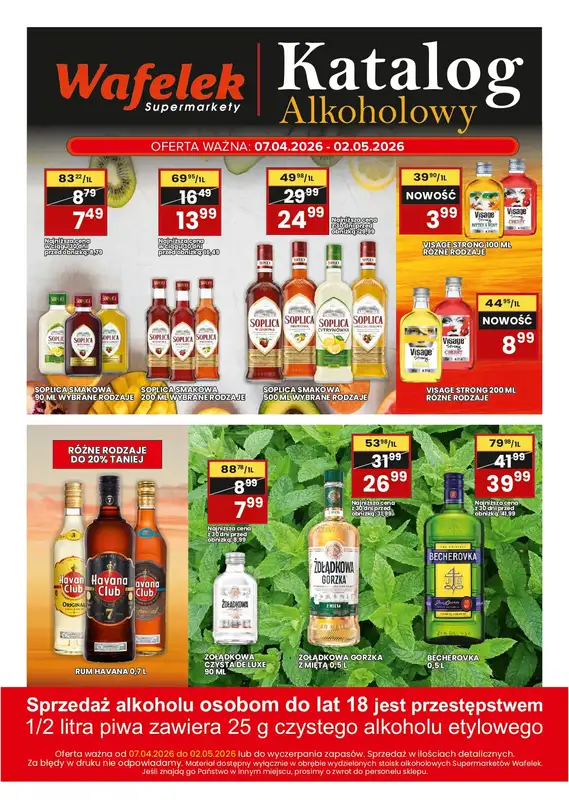 Wafelek - gazetka promocyjna Katalog alkoholowy od czwartku 09.04 do soboty 02.05 - strona 2