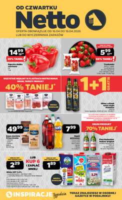 Netto - gazetka promocyjna Gazetka Spożywcza od czwartku 16.04 do soboty 18.04