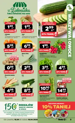 Netto - gazetka promocyjna Gazetka Spożywcza od czwartku 16.04 do soboty 18.04 - strona 3