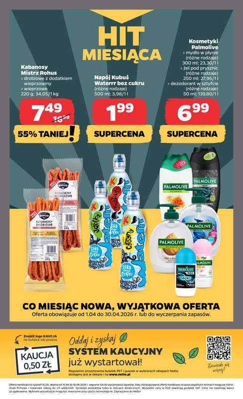 Netto - gazetka promocyjna Gazetka Spożywcza od czwartku 16.04 do soboty 18.04 - strona 21