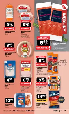Netto - gazetka promocyjna Gazetka Spożywcza od czwartku 16.04 do soboty 18.04 - strona 7