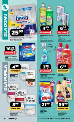 Netto - gazetka promocyjna Gazetka Spożywcza od czwartku 16.04 do soboty 18.04 - strona 20