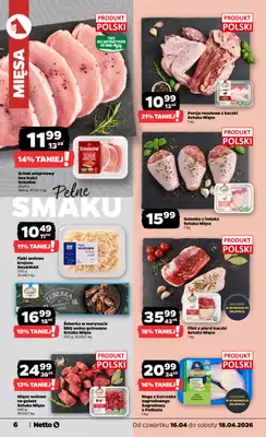 Netto - gazetka promocyjna Gazetka Spożywcza od czwartku 16.04 do soboty 18.04 - strona 6