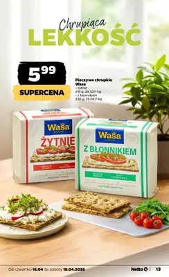 Netto - gazetka promocyjna Gazetka Spożywcza od czwartku 16.04 do soboty 18.04 - strona 13
