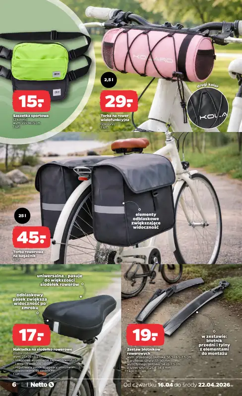 Netto - gazetka promocyjna Inspiracje tygodnia Netto  do środy 22.04 - strona 6