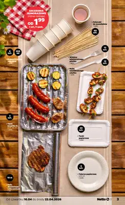 Netto - gazetka promocyjna Inspiracje tygodnia Netto  do środy 22.04 - strona 3