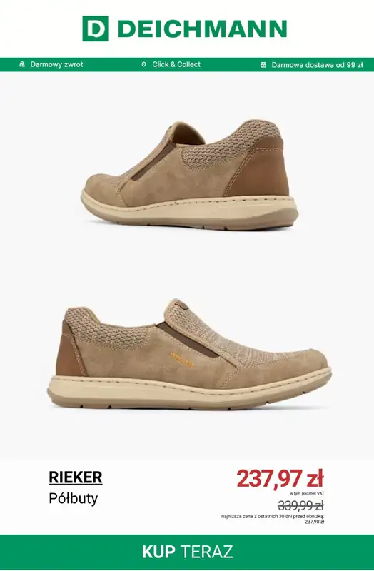 Deichmann - gazetka promocyjna Komfortowe buty męskie od czwartku 09.04  - strona 2