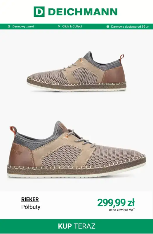 Deichmann - gazetka promocyjna Komfortowe buty męskie od czwartku 09.04  - strona 3