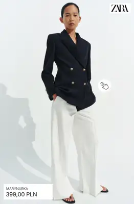 Zara - gazetka promocyjna Marynarki damskie od piątku 10.04  - strona 11