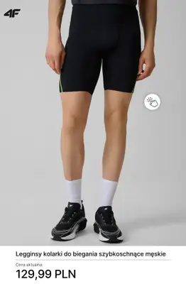 4F - gazetka promocyjna Spodnie i legginsy do biegania od piątku 10.04  - strona 12
