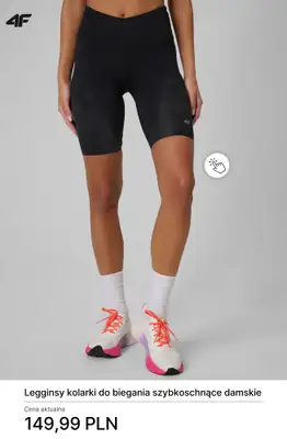 4F - gazetka promocyjna Spodnie i legginsy do biegania od piątku 10.04  - strona 9