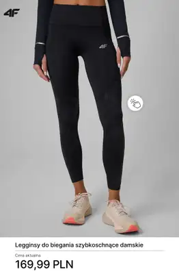 4F - gazetka promocyjna Spodnie i legginsy do biegania od piątku 10.04  - strona 10