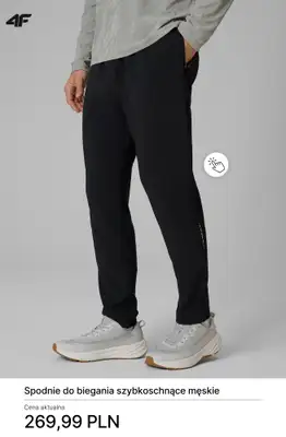 4F - gazetka promocyjna Spodnie i legginsy do biegania od piątku 10.04  - strona 8