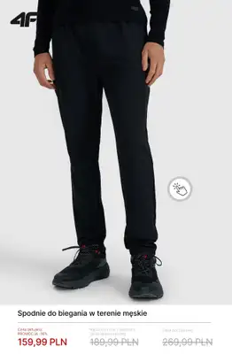 4F - gazetka promocyjna Spodnie i legginsy do biegania od piątku 10.04  - strona 6