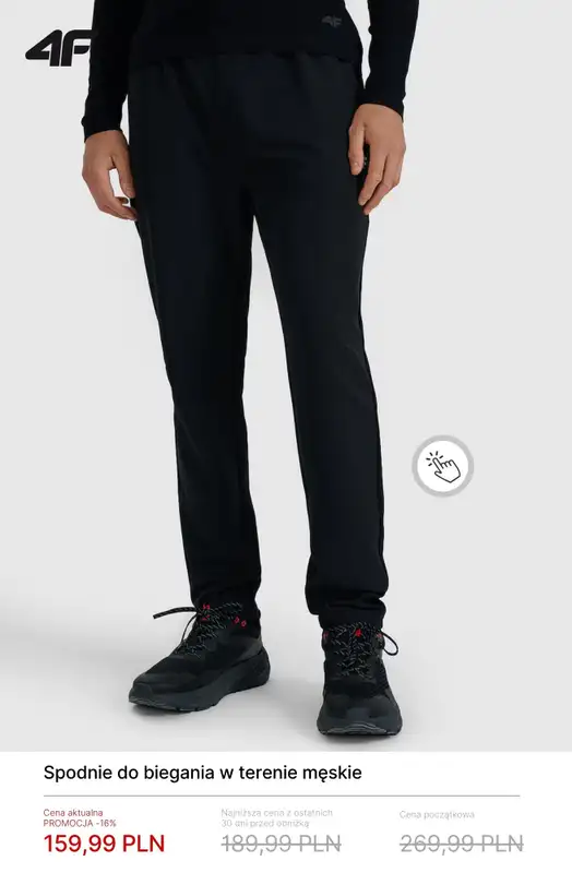 4F - gazetka promocyjna Spodnie i legginsy do biegania od piątku 10.04  - strona 6
