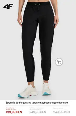 4F - gazetka promocyjna Spodnie i legginsy do biegania od piątku 10.04  - strona 2