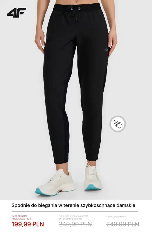 4F - gazetka promocyjna Spodnie i legginsy do biegania od piątku 10.04  - strona 2