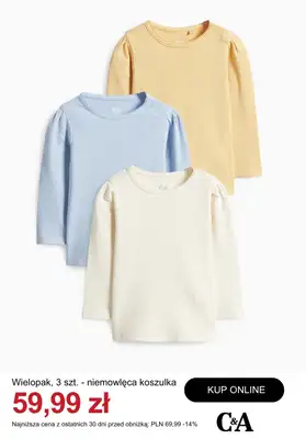 C&A - gazetka promocyjna Sezonowa wyprzedaż: do -50% od czwartku 09.04 do środy 22.04 - strona 11