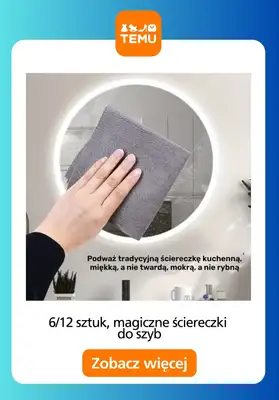 Temu - gazetka promocyjna Akcesoria do sprzątania od czwartku 09.04  - strona 12