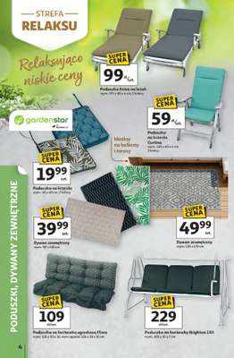 Auchan - gazetka promocyjna Gazetka Strefa relaksu Hipermarket Auchan od czwartku 09.04 do środy 22.04 - strona 4