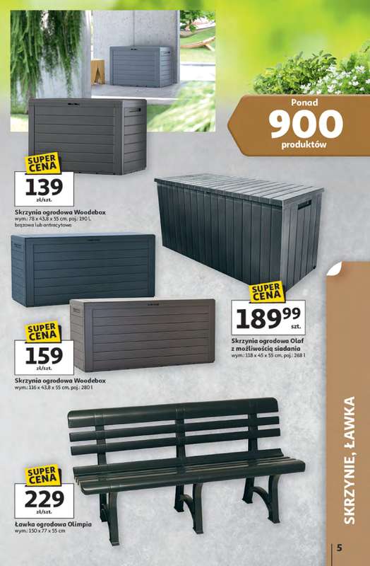 Auchan - gazetka promocyjna Gazetka Strefa relaksu Hipermarket Auchan od czwartku 09.04 do środy 22.04 - strona 5