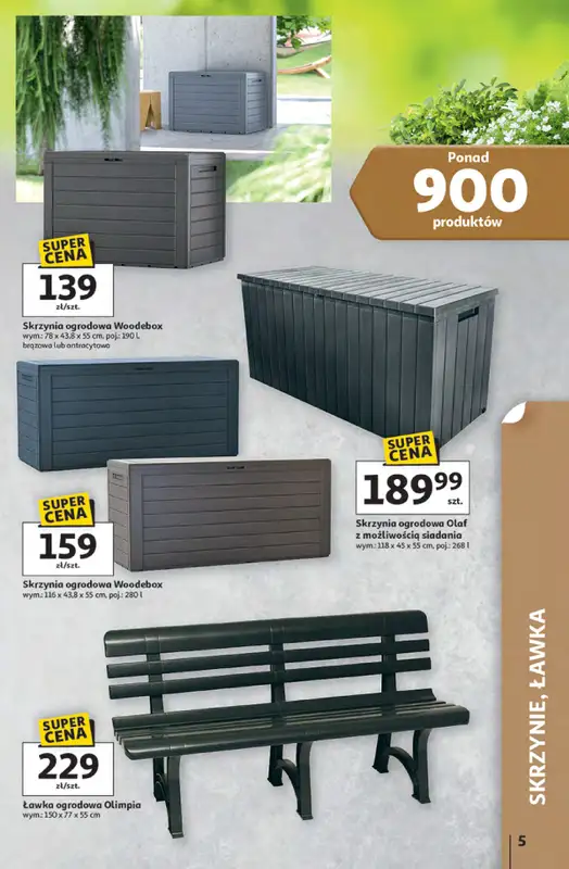 Auchan - gazetka promocyjna Gazetka Strefa relaksu Hipermarket Auchan od czwartku 09.04 do środy 22.04 - strona 5