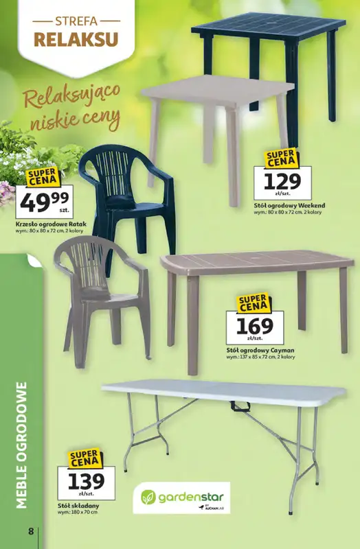 Auchan - gazetka promocyjna Gazetka Strefa relaksu Hipermarket Auchan od czwartku 09.04 do środy 22.04 - strona 8