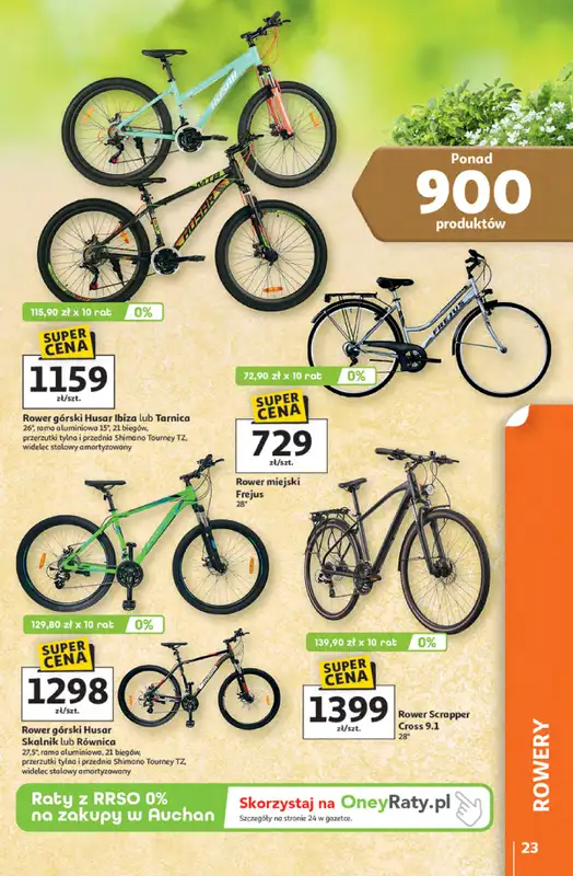 Auchan - gazetka promocyjna Gazetka Strefa relaksu Hipermarket Auchan od czwartku 09.04 do środy 22.04 - strona 23