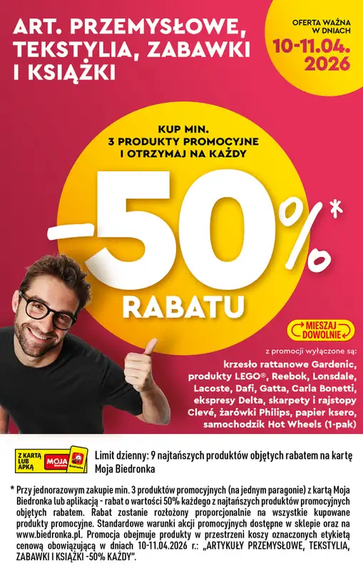 Biedronka - gazetka promocyjna Tani Weekend od piątku 10.04 do soboty 11.04 - strona 5