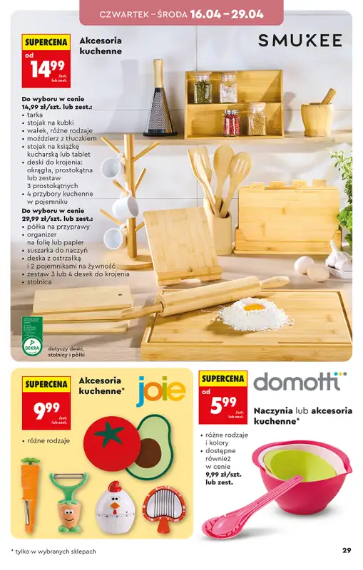 Biedronka - gazetka promocyjna Hity i inspiracje, od 11.04 od soboty 11.04 do środy 22.04 - strona 29