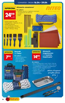 Biedronka - gazetka promocyjna Hity i inspiracje, od 11.04 od soboty 11.04 do środy 22.04 - strona 36