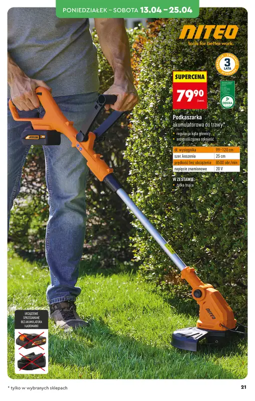 Biedronka - gazetka promocyjna Hity i inspiracje, od 11.04 od soboty 11.04 do środy 22.04 - strona 21