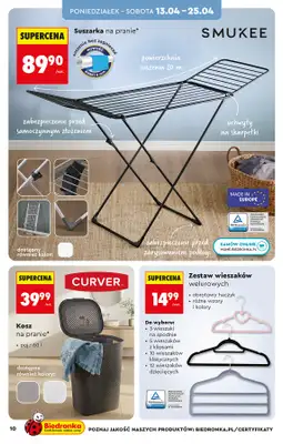 Biedronka - gazetka promocyjna Hity i inspiracje, od 11.04 od soboty 11.04 do środy 22.04 - strona 10