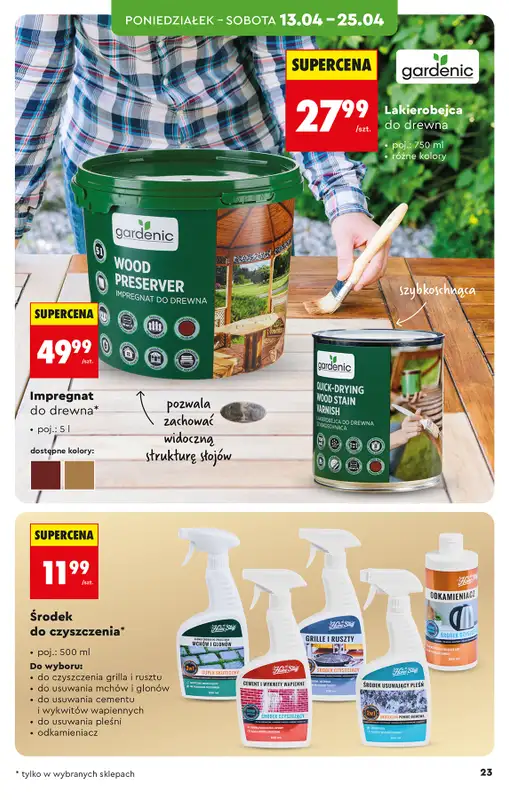 Biedronka - gazetka promocyjna Hity i inspiracje, od 11.04 od soboty 11.04 do środy 22.04 - strona 23