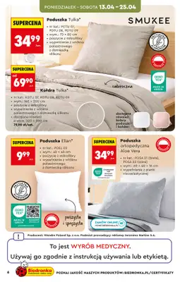 Biedronka - gazetka promocyjna Hity i inspiracje, od 11.04 od soboty 11.04 do środy 22.04 - strona 6