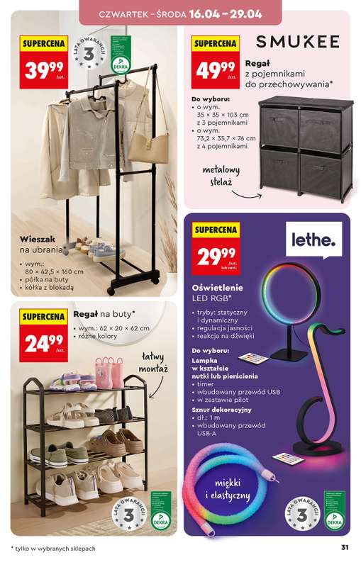 Biedronka - gazetka promocyjna Hity i inspiracje, od 11.04 od soboty 11.04 do środy 22.04 - strona 31